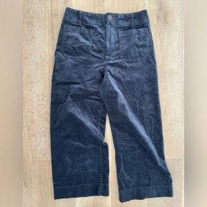 Anthropologie Mauve corduroy navy pants size 31